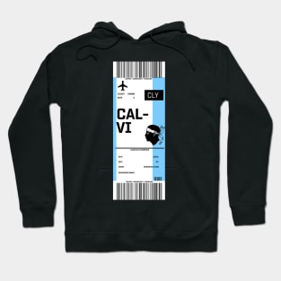 Boarding pass for Calvi Hoodie